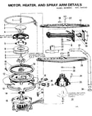 Motor, heater & spray arm