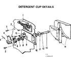 Kenmore 587790000 detergent cup diagram