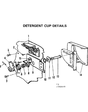 Detergent cup