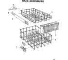 Kenmore 587792100 rack assemblies diagram