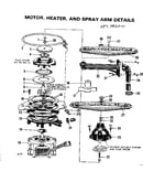 Motor heater and spray arm details