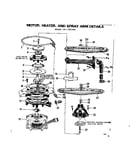 Motor htr spray arm