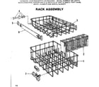 Kenmore 587792410 rack assembly diagram