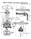 Motor heater and spray arm details
