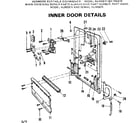 Kenmore 587795410 inner door details diagram