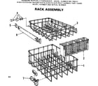 Kenmore 587795411 rack assembly diagram