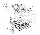 Kenmore 587795511 rack assembly diagram