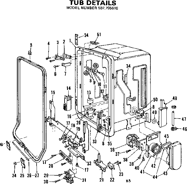 Tub details