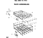 Kenmore 587795611 rack assemblies diagram