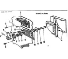 Kenmore 587797100 detergent cup assembly diagram