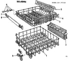 Kenmore 587797300 rack assembly diagram