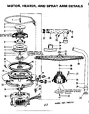 Motor, heater & spray arm details