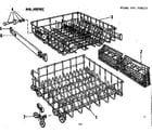 Kenmore 587798210 rack assembly diagram
