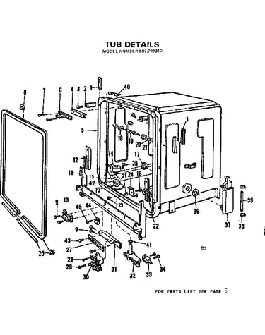 Tub details