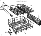 Kenmore 587798410 rack assembly diagram