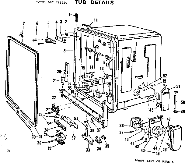 Tub details