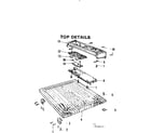 Kenmore 587798610 top details diagram