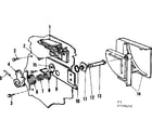 Kenmore 587799200 detergent cup diagram