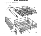Kenmore 587799200 rack assemblies diagram