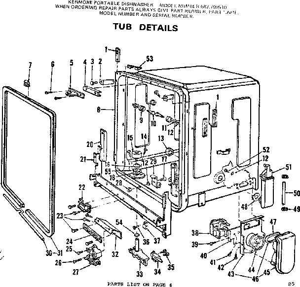 TUB DETAILS