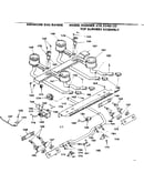 Top burners assembly