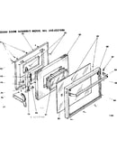 Oven door assembly