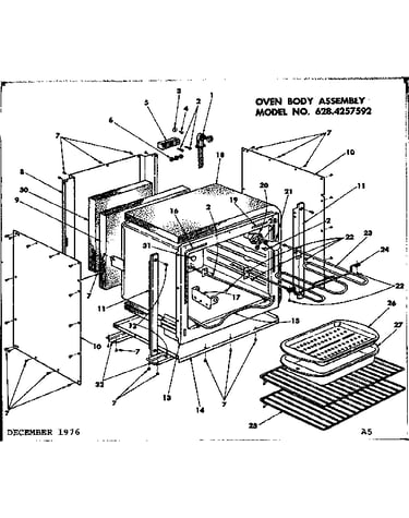 Oven body assembly