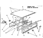 Kenmore 6284257592 control panel assembly diagram