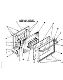 Oven door assembly