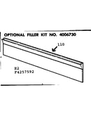 Optional filler kit no. 4006730