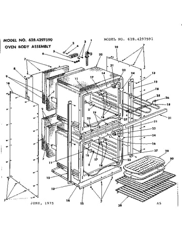 Oven body assembly