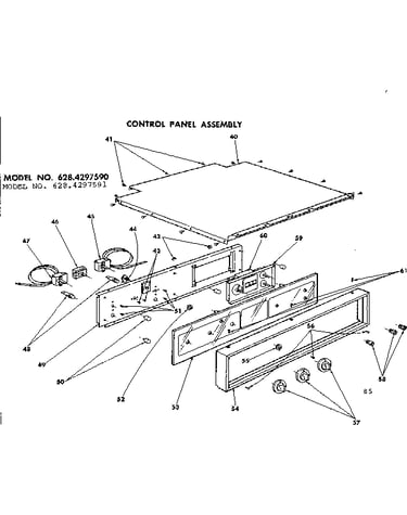 Control panel assembly