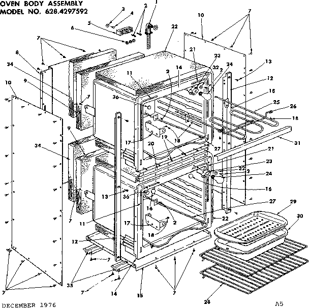 Oven body assembly