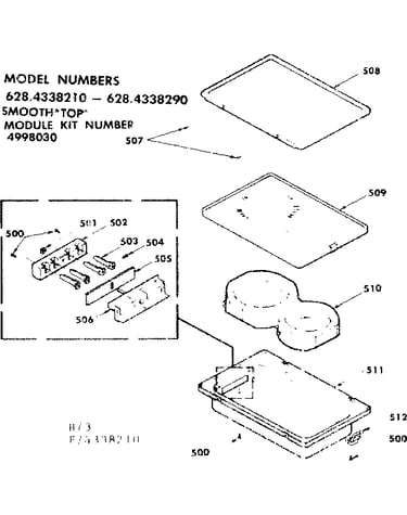 Smooth top module 4998030