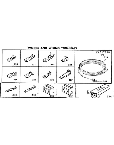 Wiring and wiring terminals