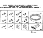 Kenmore 6284517914 wiring and wiring terminals diagram