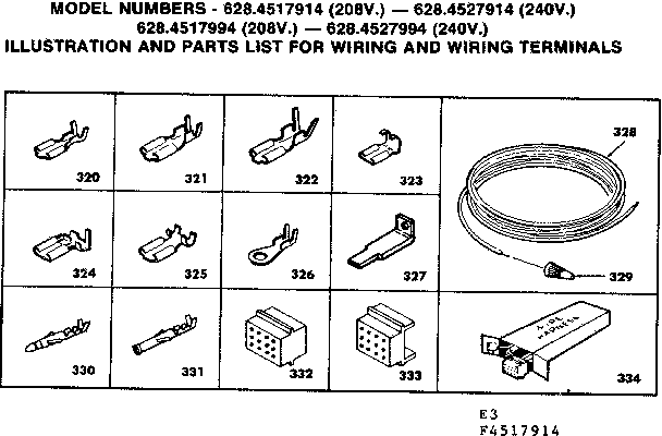 Wiring and wiring terminals