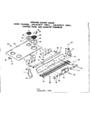 Control panel and cooktop assemblies