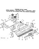 Control panel and cooktop assemblies