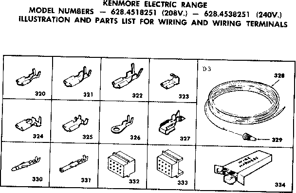 Wiring and wiring terminals