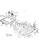 Control panel & cooktop assemblies