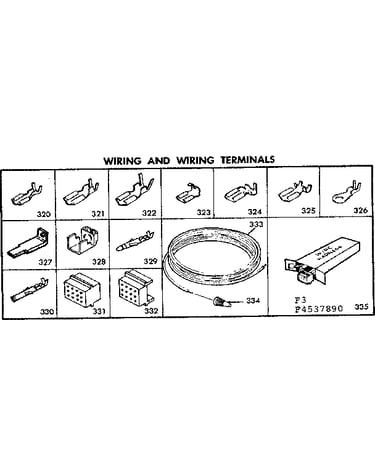 Wiring and wiring terminals