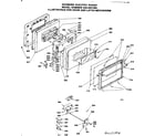 Kenmore 6284537894 door and latch mechanism diagram