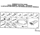 Kenmore 6284567990 wiring and wiring terminals diagram