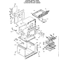 Kenmore 6284538550 body assembly diagram