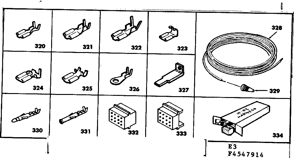 Wiring and wiring terminals