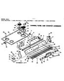 Control panel and cooktop assemblies