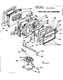 Door and latch mechanism