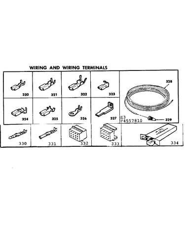 Wiring and wiring terminals