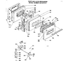 Kenmore 6284557910 door and latch mechanism diagram